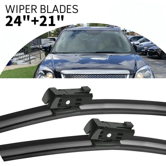 MODIGT Windshield Wiper Blades Top Lock 24"+21" for Saturn Outlook 2007-2010, Saturn Aura 2008-2010