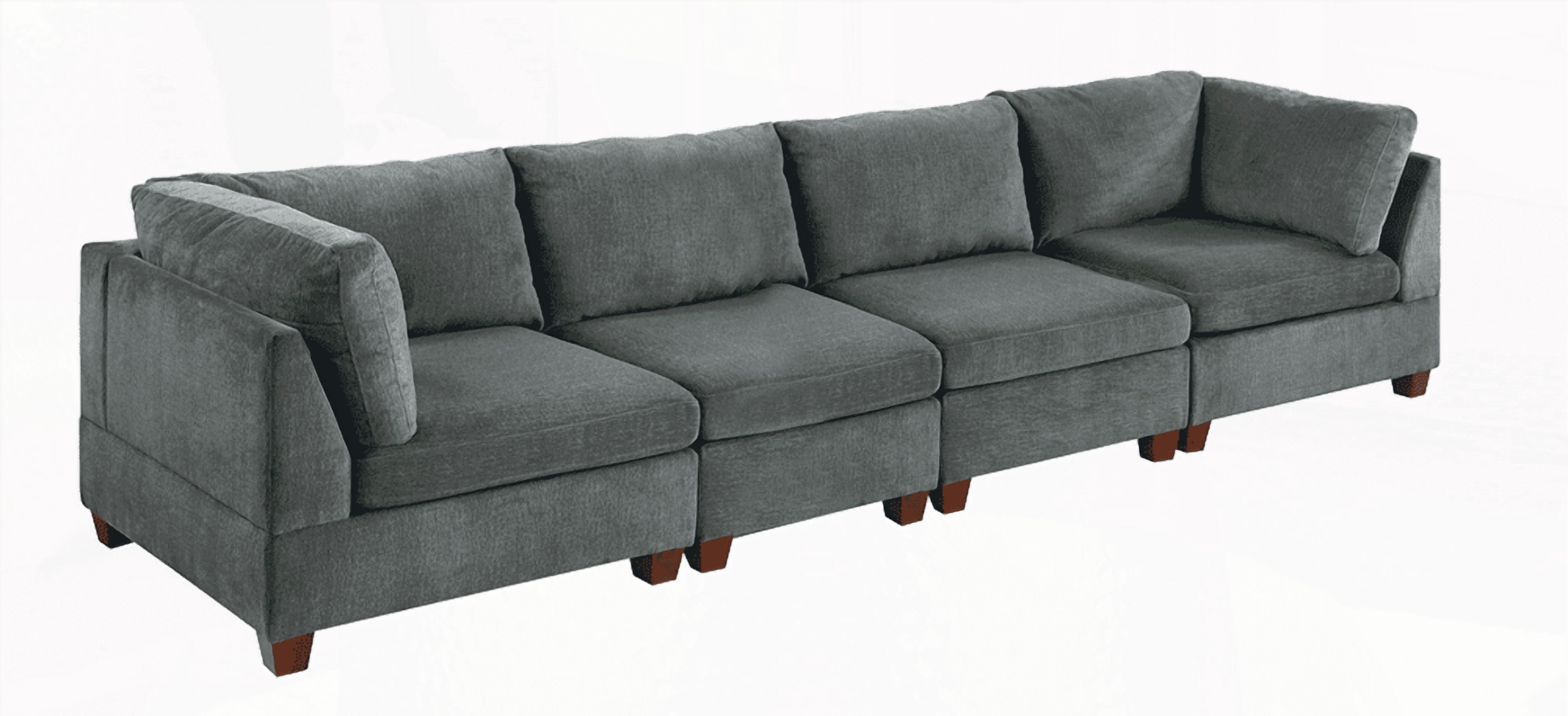 MODULAR SET - 4PC in Gray | Perfect for Small Spaces & Family ...