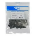 thumbnail image 1 of ICC Module-Coupler- Cat 5e 25 pk- Black - 25 Pack - 1 x RJ-45 Network Female  (IC107C5CBK), 1 of 2