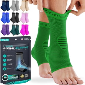 MODVEL Ankle Brace, Green, XL, (2 Pack)