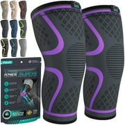 MODVEL Knee Brace, Purple, XL, (2 Pack)