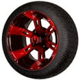 thumbnail image 1 of MODZ® Ambush Golf Cart 12" Wheels & Tires - Red & Black - Combo of 4, 1 of 2