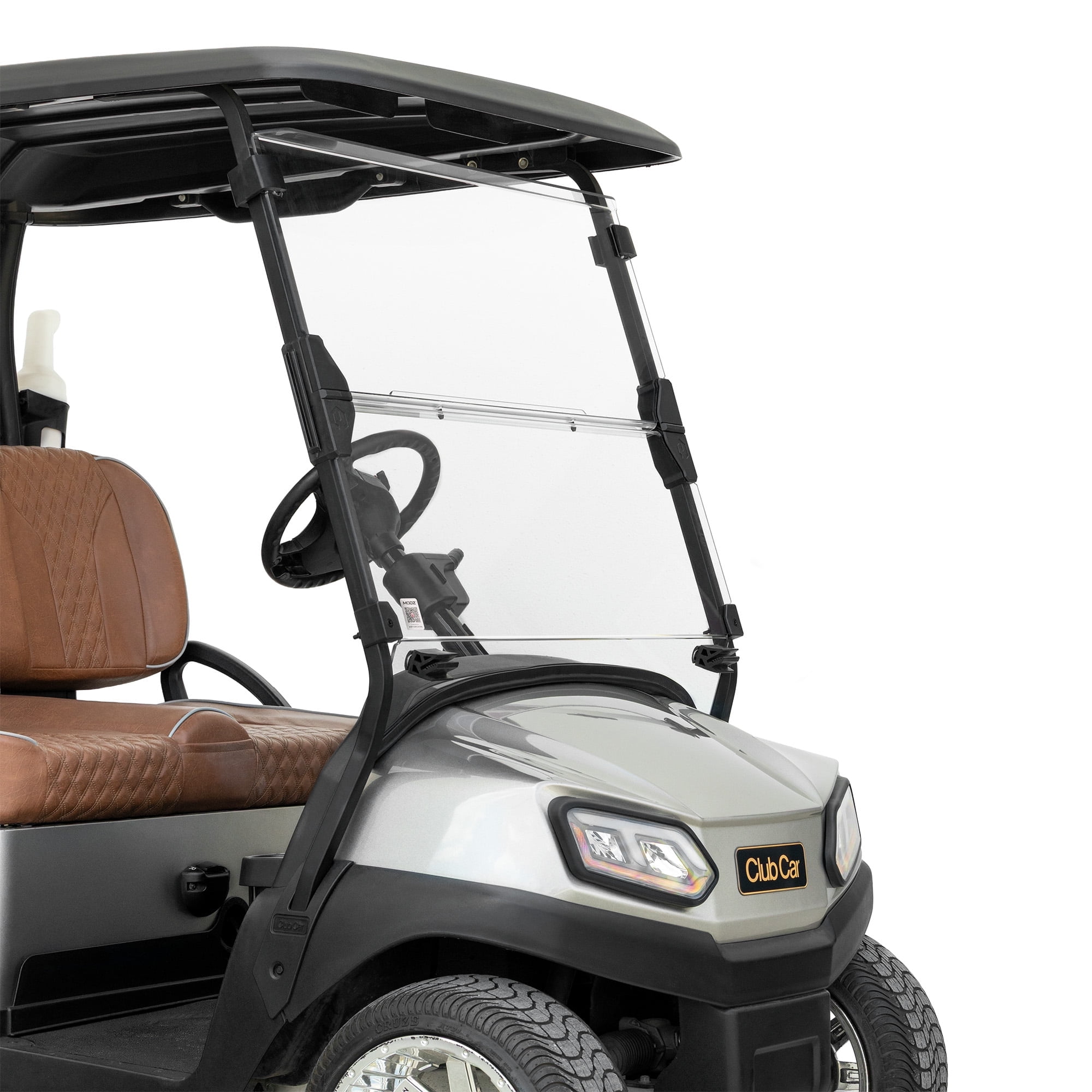 MODZ Golf Cart Windshield for Club Car Precedent, Onward, and Tempo Golf Carts - Clear