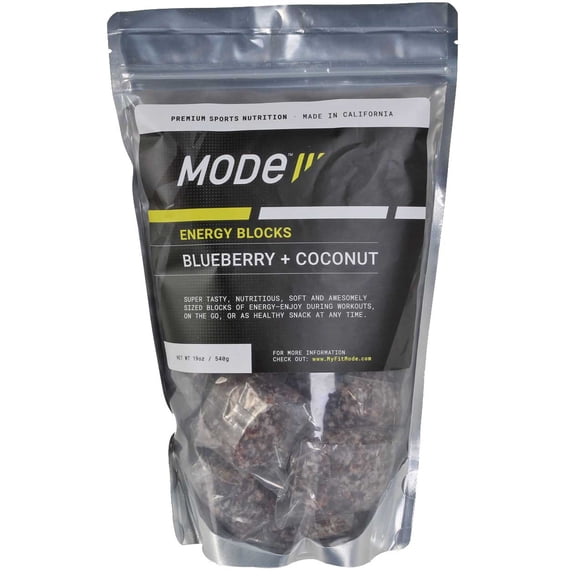 MODe Energy Blocks 12-Pack of 45g Bars - Blueberry + Coconut