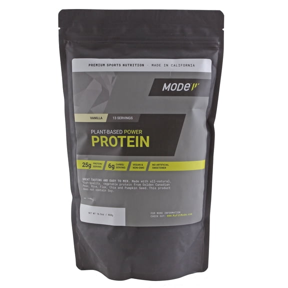MODe Energy Power Protein Drink Mix 13 Serving Resealable Bag (468g) Vanilla