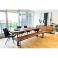 thumbnail image 1 of Bent Bench Small Smoked-Color:Light Brown,Style:Rustic, 1 of 9