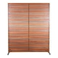 thumbnail image 1 of Moe's Home Collection Dallin Contemporary Wood Screen in Brown, 1 of 4