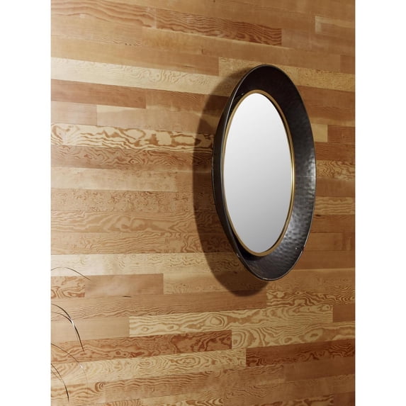 Rey Mirror Large-Color:Gold,Finish:Painted Finish,Style:Contemporary Modern