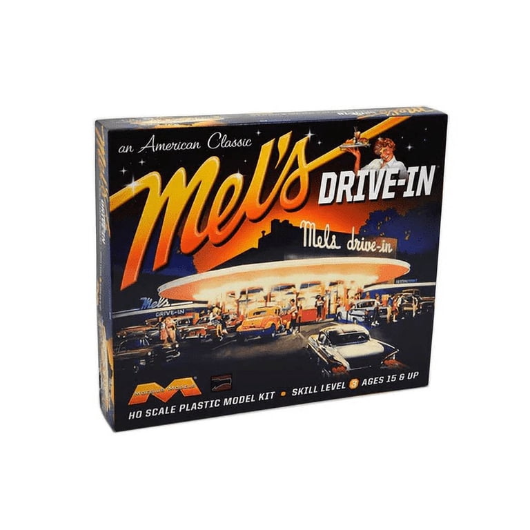 Moebius Models Mel's Drive-In プラモデル MOEBIUS HO MEL'S DRIVE IN KIT (HO) 1/87 SCALE PLASTIC MODEL KIT