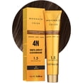 thumbnail image 1 of MOEHAIR 4N Permanent Hair Color (Brown) | Hair Color for 100% Gray Coverage | Infused with Keratin | Adds Shines & Smoothens Hair | Non-Drippy | Double Pigmented (3.38 Fl. Oz), 1 of 6