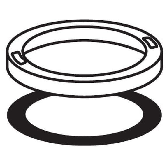 MOEN 1933 Escutcheon, Small, for Single Mount Pullout Models. Chrome