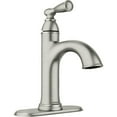 thumbnail image 1 of MOEN 84945SRN Banbury Single Handle Single Hole Bathroom Faucet in Spot Resist Brushed Nickel, 1 of 11