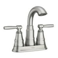 thumbnail image 1 of MOEN 84971SRN Halle 4 in. Centerset 2-Handle Bathroom Faucet in Spot Resist Brushed Nickel, 1 of 2