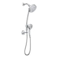 thumbnail image 1 of MOEN 28586 Attract Magnetix 6-Spray 6.75 in. Dual Wall Mount Fixed and Handheld Shower Heads 1.75 GPM with Slidebar in Chrome, 1 of 7