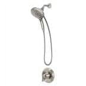MOEN Attract with Magnetix 6-Spray Single Handle Shower Faucet 1.75 GPM in Spot Resist Brushed Nickel (Valve Included)