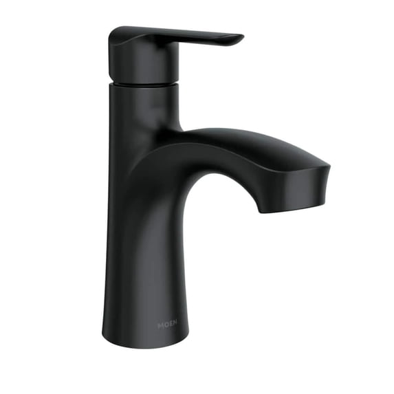 MOEN 84516BL Findlay Single-Handle Single-Hole Bathroom Faucet in Matte Black