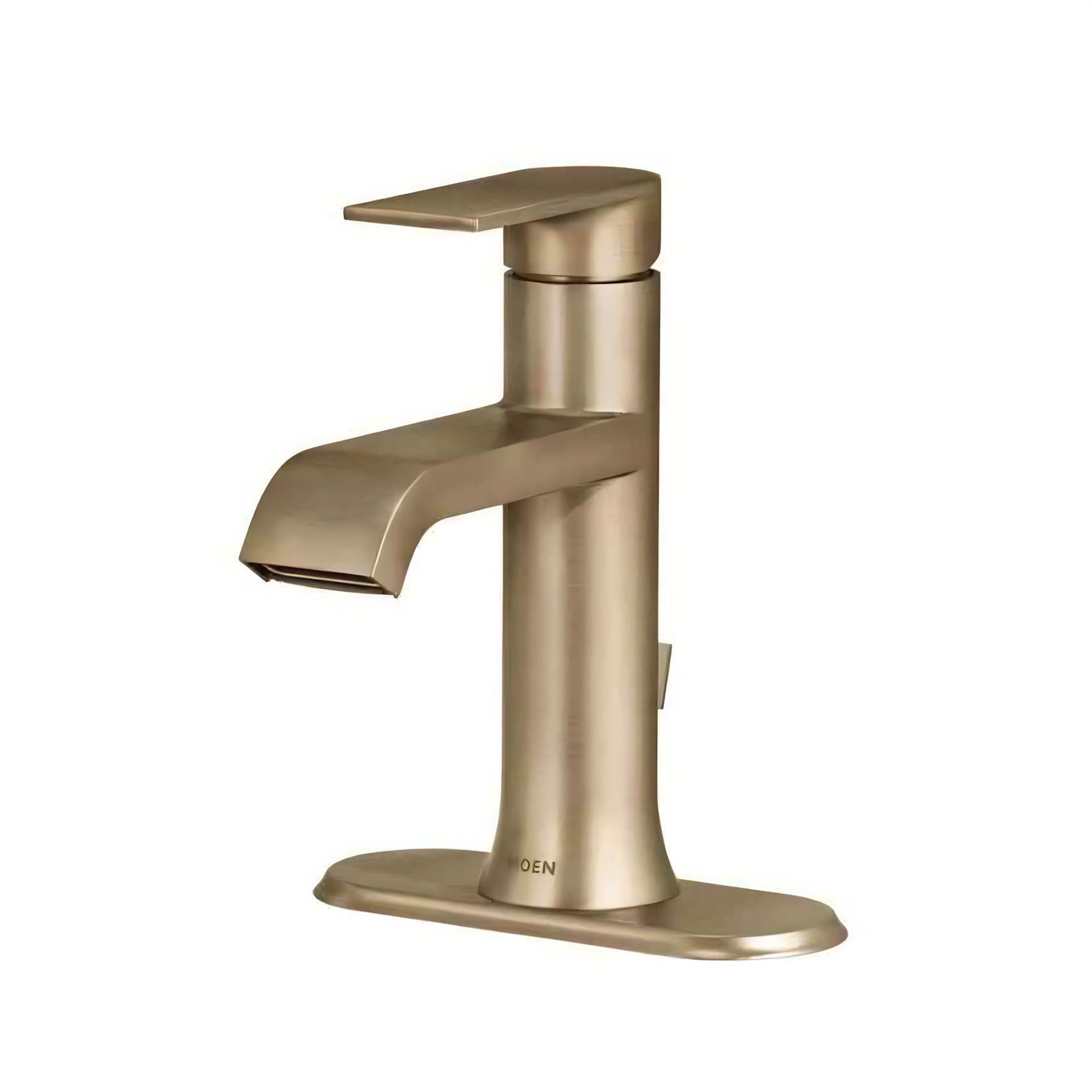 MOEN WS84760BZG Genta Single Handle Single Hole Bathroom Faucet in Bronzed Gold