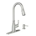 thumbnail image 1 of MOEN Nolia Single Handle Pull-Down Sprayer Kitchen Faucet with Reflex and PowerBoost in Spot Resist Stainless, 1 of 4