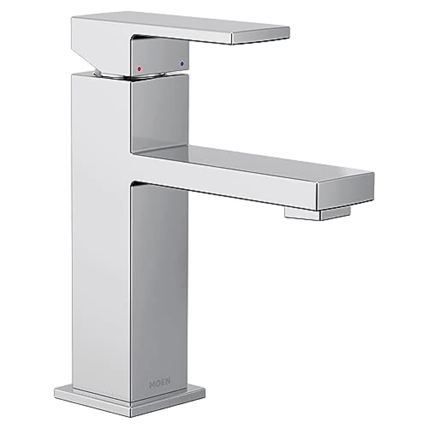 MOEN Revyl Single Hole Single Handle Bathroom Faucet in Chrome, Grey