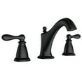 thumbnail image 1 of Moen WS84440BL Caldwell Two-Handle High Arc Bathroom Faucet Matte Black, 1 of 4