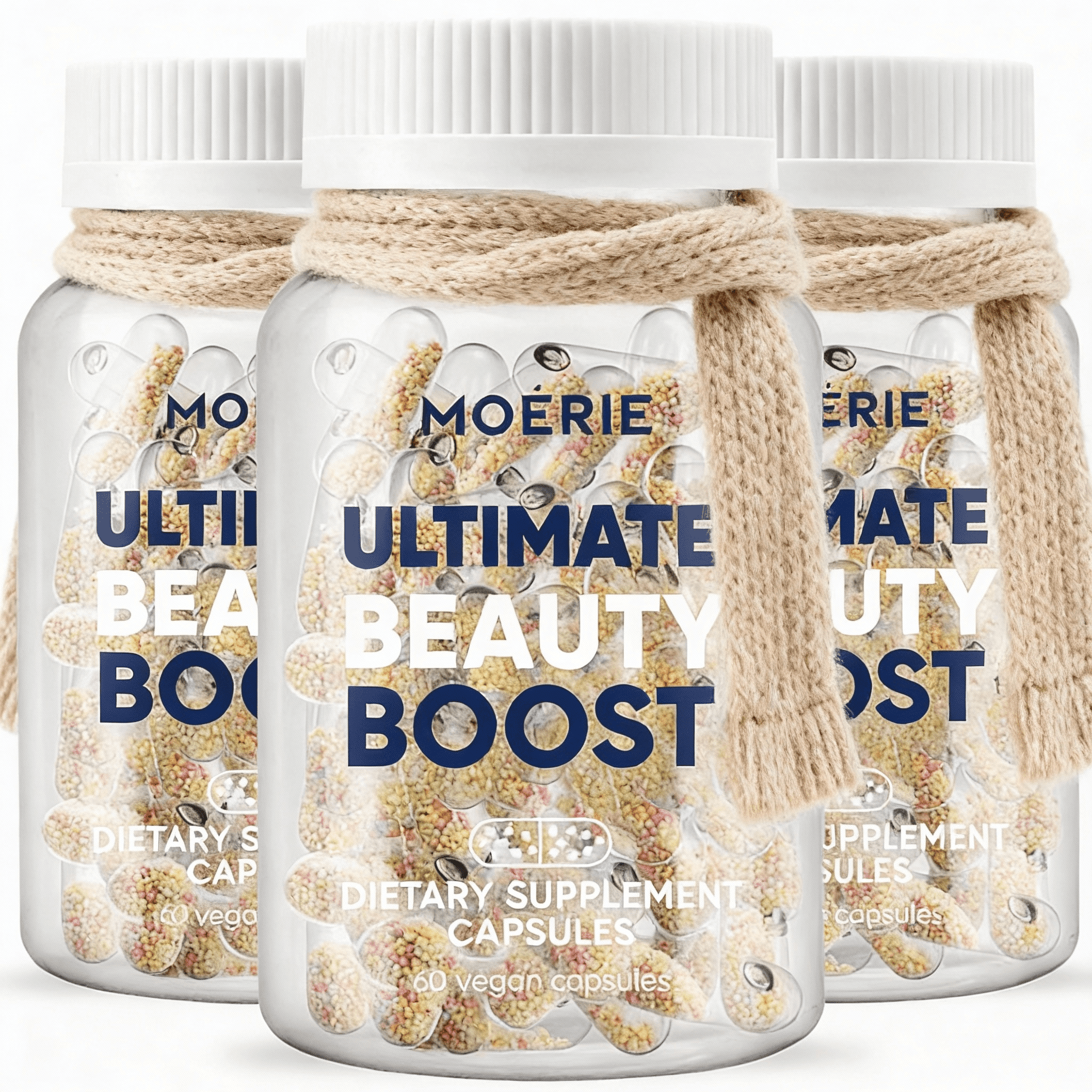 MOERIE Hair Growth Supplement for Women & Men - Hair Skin and Nails Vitamins With Biotin, Q10 & Minerals - 180 Pills
