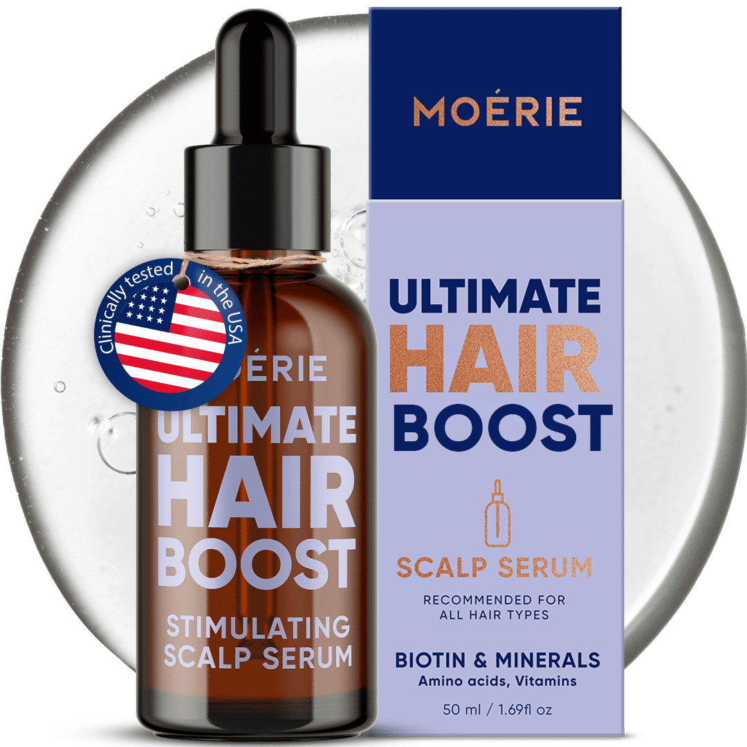 Moerie Ultimate Hair Serum Lightweight, Nourishing Formula with Naturally Derived Ingredients Scalp-Friendly, Oil-Free Alternative 1.69 fl oz / 50 ml