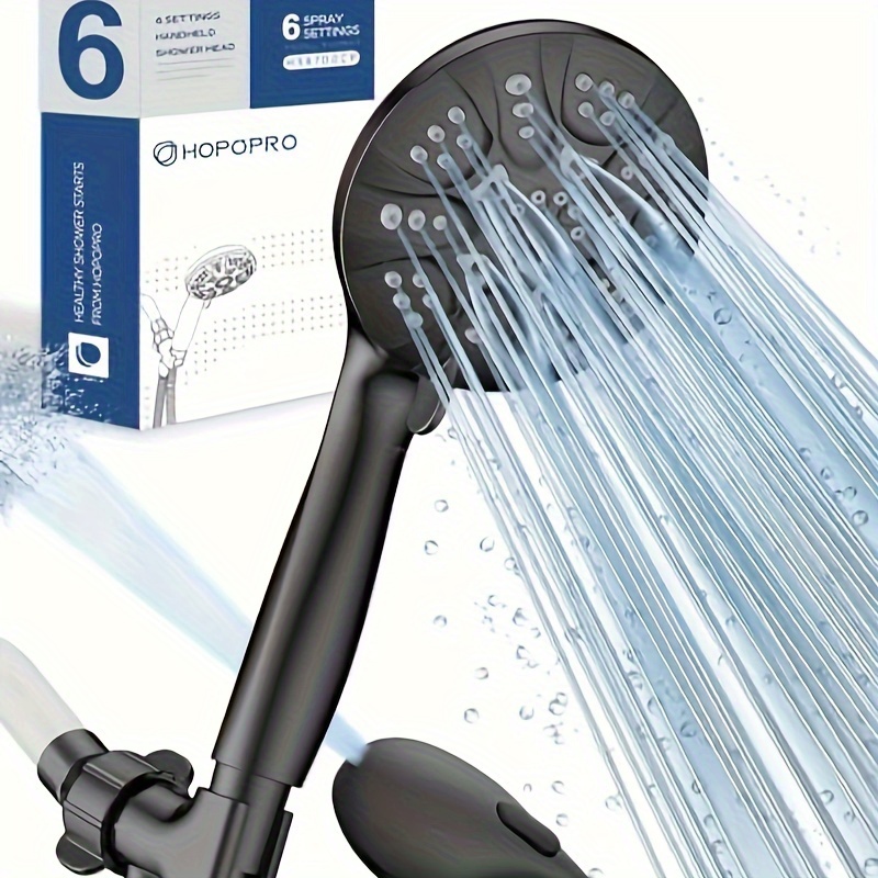 MOFF HOPOPRO High Pressure Shower Head with Handheld 7 Spray Settings