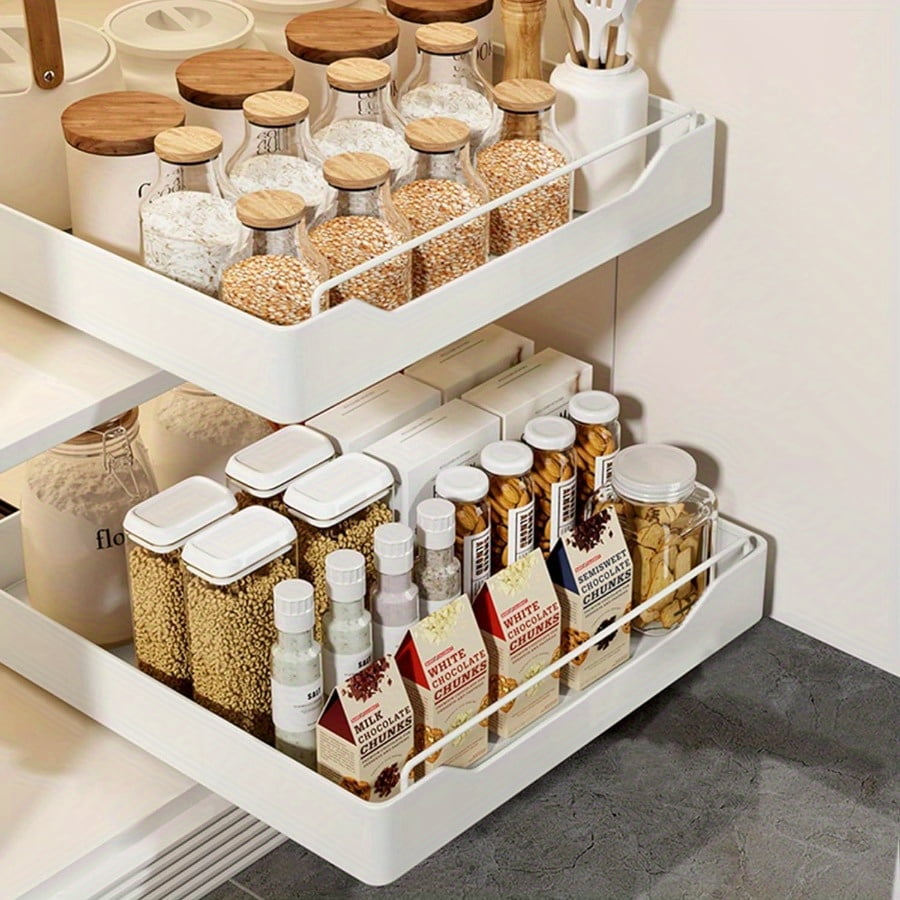 MOFF Pull out Organizer Fixed with Adhesive Nano Film Heavy