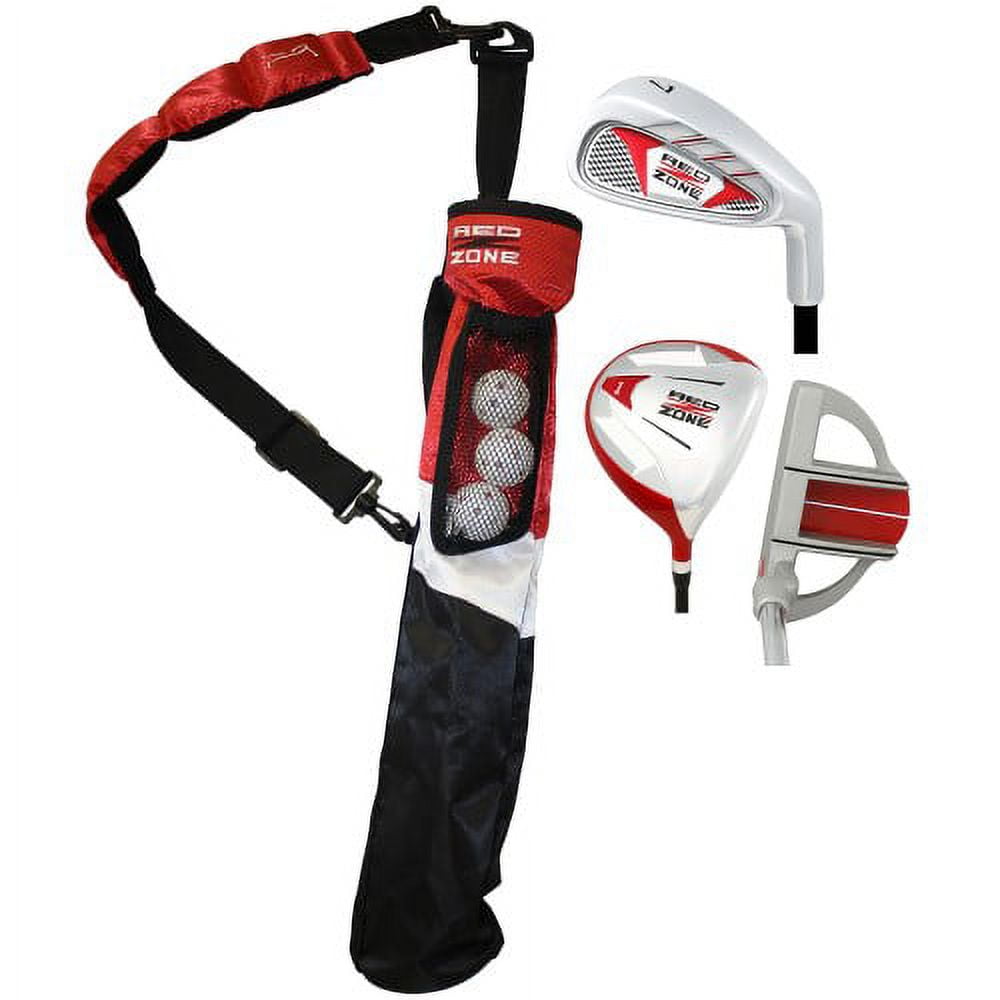 MOG 3-Piece Red Zone Jr Right Hand Tube Golf Set, Ages 5 and