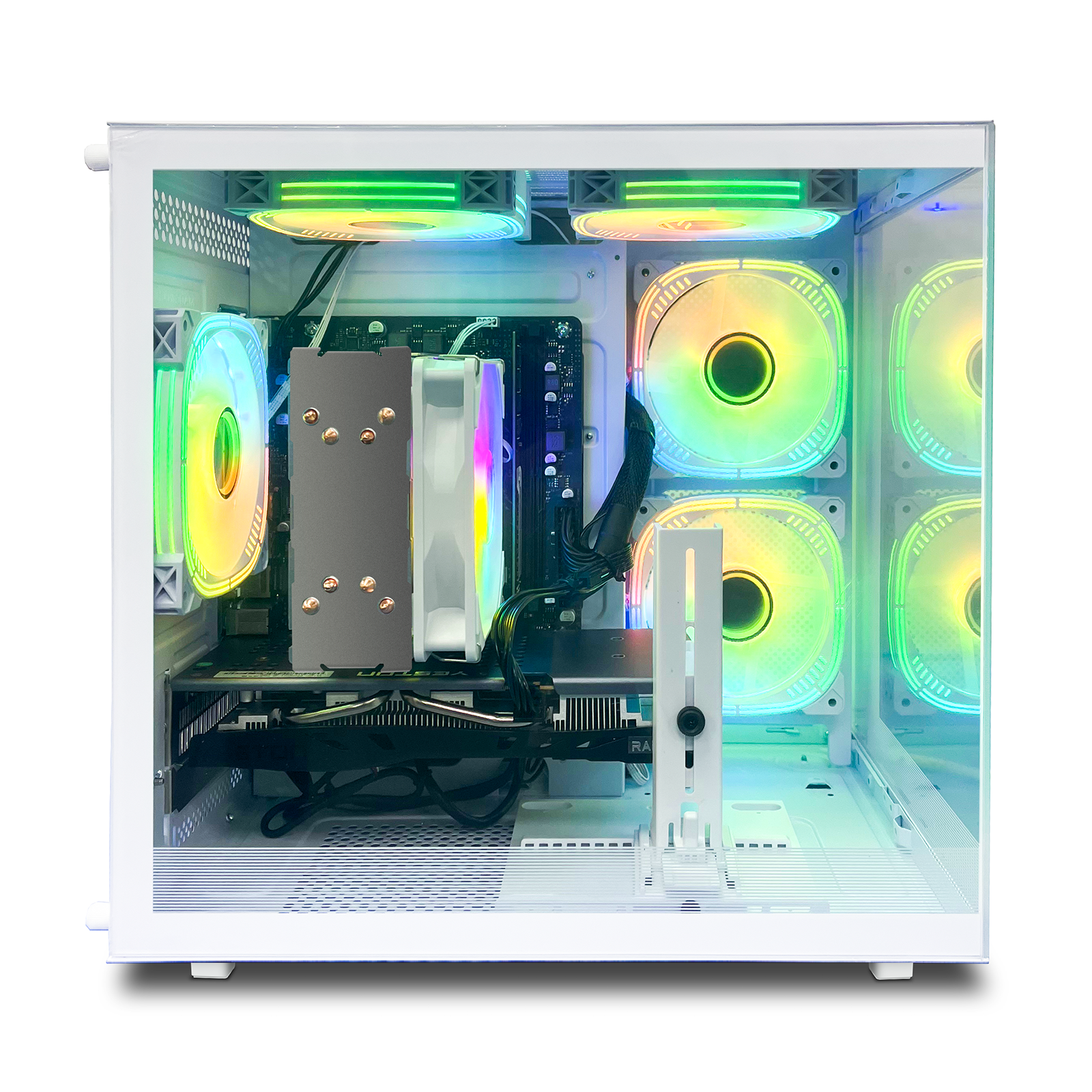 Pre-Built Gaming Desktop PC, AMD Ryzen 5 5500, Radeon RX 6500XT, 16GB DDR4,512GB M.2, Windows 11 home