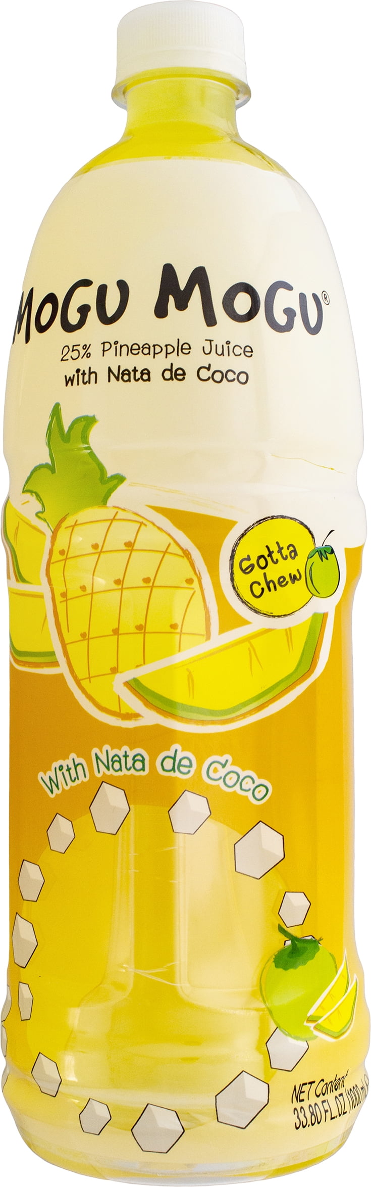 MOGU MOGU PINEAPPLE WITH COCO, 33.8 FL OZ. - Walmart.com