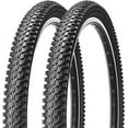 MOHEGIA 2 Pack Bike Tire 26x1.95 Inch Folding Black Bicycle Replacement
