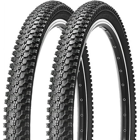 MOHEGIA 2 Pack Bike Tire 26x1.95 Inch Folding Black Bicycle Replacement Tires for Mountain Bike