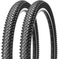 MOHEGIA 2 Pack Bike Tire 26x1.95 Inch Folding Black Bicycle Replacement