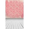 thumbnail image 1 of MOHome 5x7ft Retro Pink Love Heart Pattern Wood Floor Photography Studio Backdrop Prop Background, 1 of 3