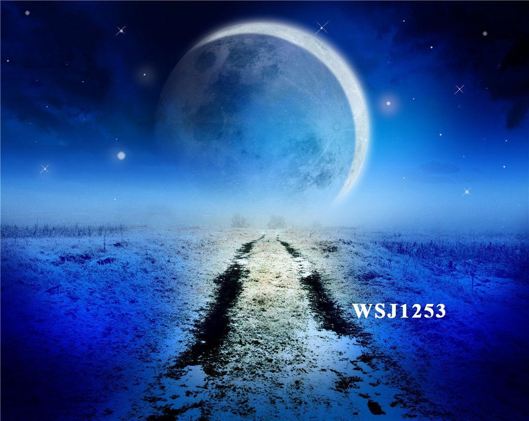 MOHome 7x5ft Blue Sky Halloween Theme Photography Backdrop Studio