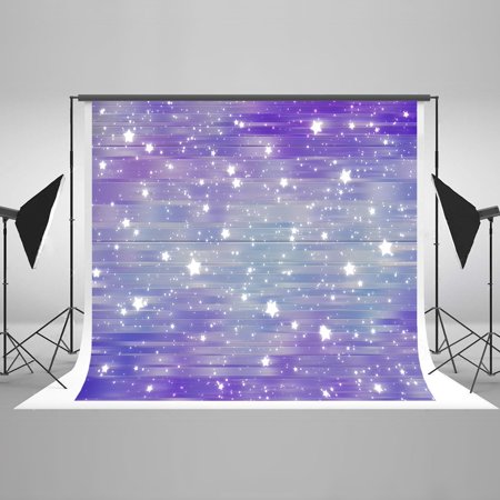 MOHome 7x5ft Purple Photography Backdrop White Stars Background Snowflake Backdrop photo Booth Studio Props