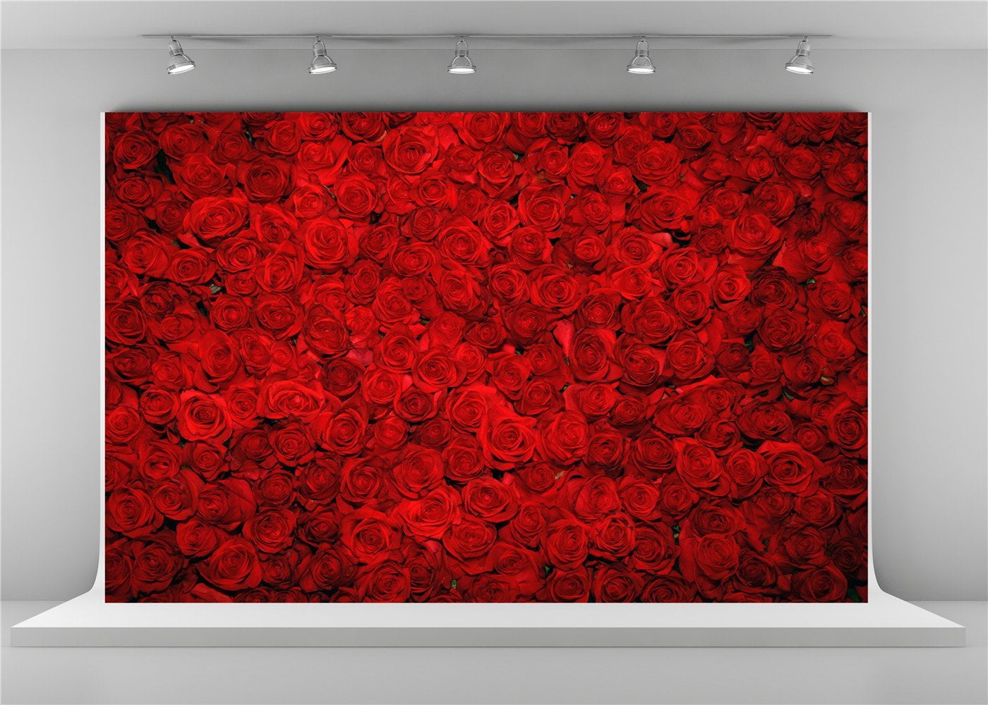 MOHome 7x5ft Red Photography Backdrops Rose Background for Baby Photo ...