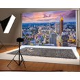 thumbnail image 1 of MOHome City Buildings Backdrop 7x5ft Photography Background Night Scene Lights Rosy Clouds Video Studio Photos Props, 1 of 5