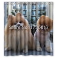 thumbnail image 1 of MOHome Cute Dog Before Barbering And After Shower Curtain Waterproof Polyester Fabric Shower Curtain Size 60x72 inches, 1 of 2