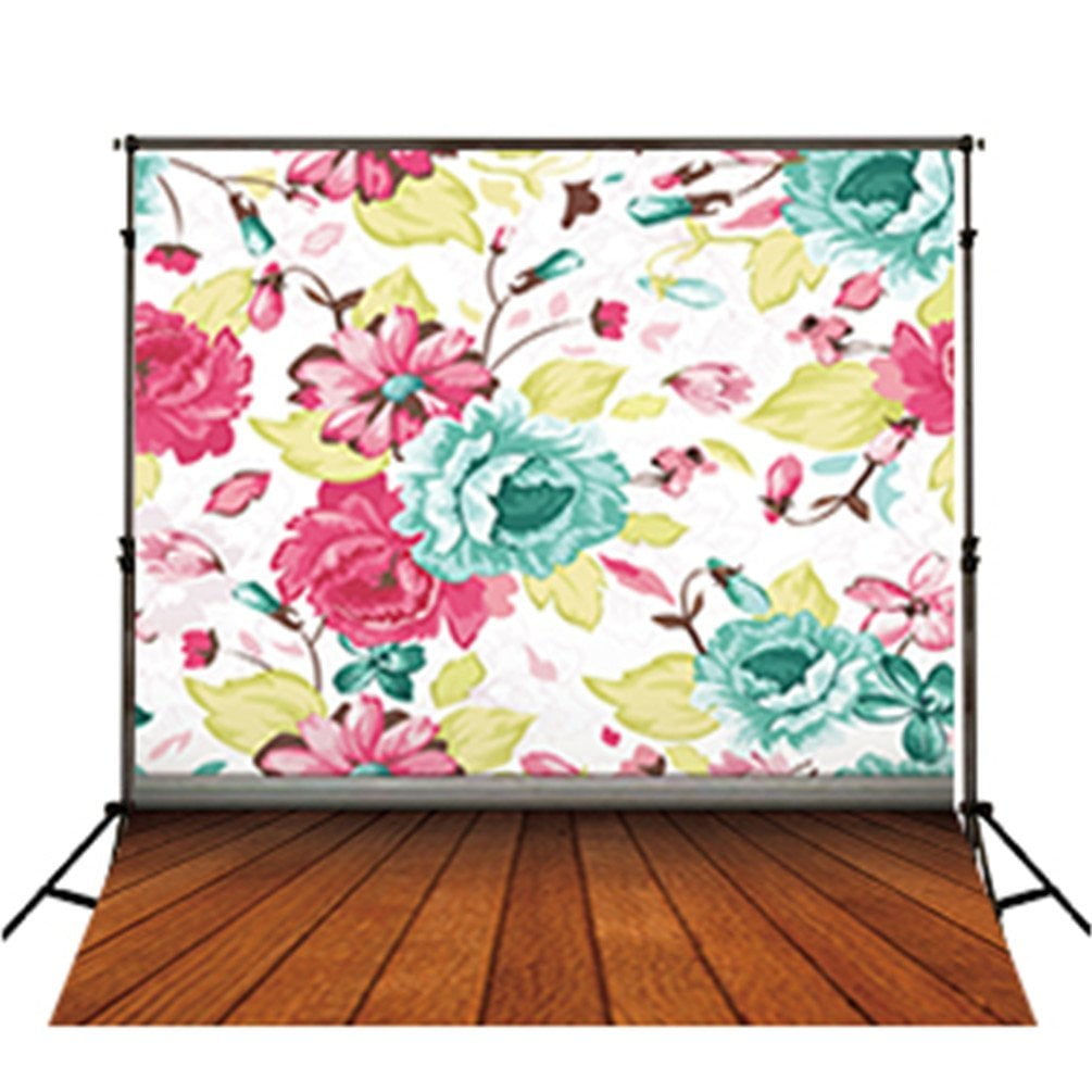 MOHome Damask Photography Backdrops 5x7ft Texture Floral Baby Photo