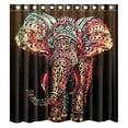 thumbnail image 1 of MOHome Elephant Shower Curtain Waterproof Polyester Fabric Shower Curtain Size 66x72 inches, 1 of 2