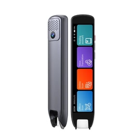 MOIDYOU Translator Pen&Reading Pen for Language Learners&Dyslexia&Learning Difficulties&Adults, OCR Translation Pen&Pen Scanner,Text to Speech Device for 142 Language(Grey)
