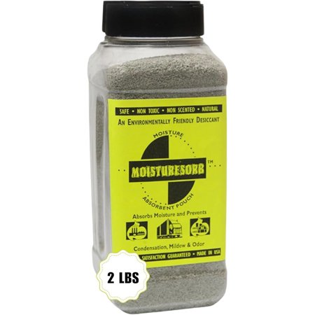 MOISTURESORB Natural Moisture Absorber 4 mm Eco Granules: 2 lb.