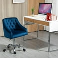 thumbnail image 1 of Mojay Height Adjustment and Swivel Office Desk Chair, Blue, 1 of 9