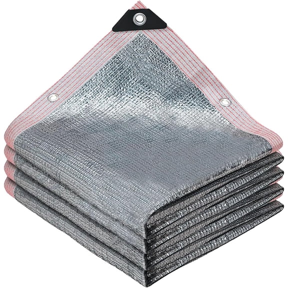 MOJEA 99% Aluminet Shade Cloth 10x13FT – Reflective Garden & Pets Shading Net