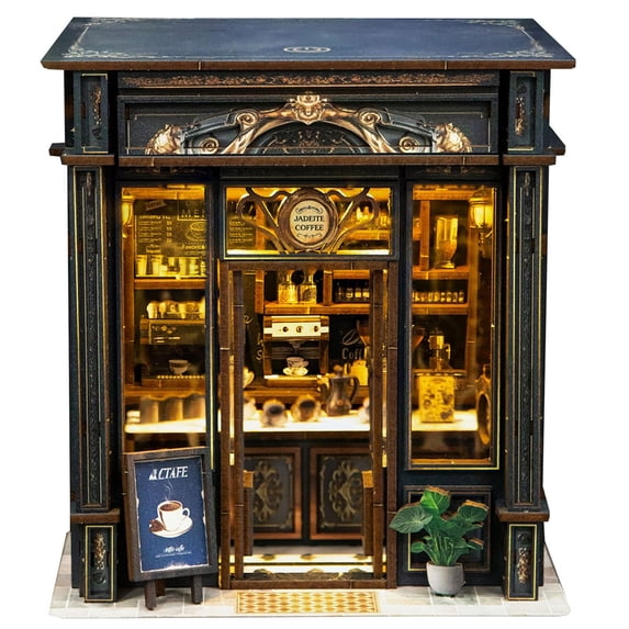 MOJINO DIY Book Nook, Miniature a Construire avec Lampes LED Livres Maison de Puzzles 3D kit de Puzzles Maquette en Bois a Construire avec Meublé pour Décoration de la Bibliothèque et Cadeaux MOJINO DIY Book Nook, Miniature a Construire avec Lampes LED Livres Maison de Puzzles 3D kit de Puzzles Maquette en Bois a Construire avec Meublé pour Décoration de la Bibliothèque et Cadeaux