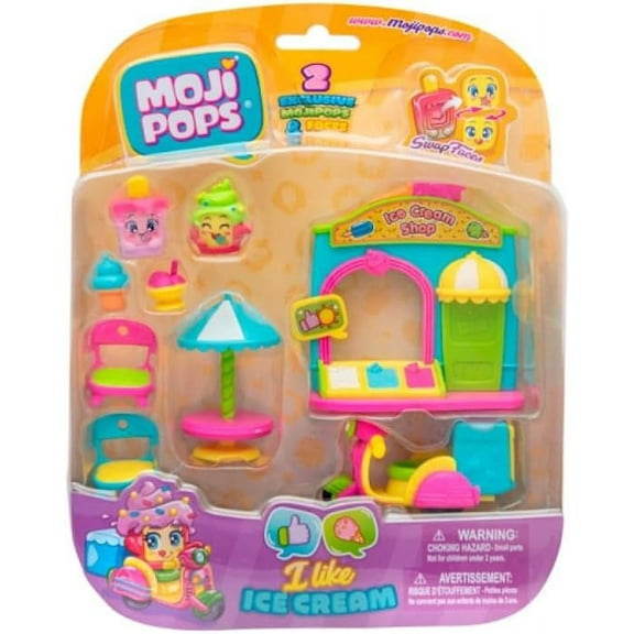Magicbox MOJIPOPS - I Like Ice Cream with 2 Exclusive Figurines and Accessories