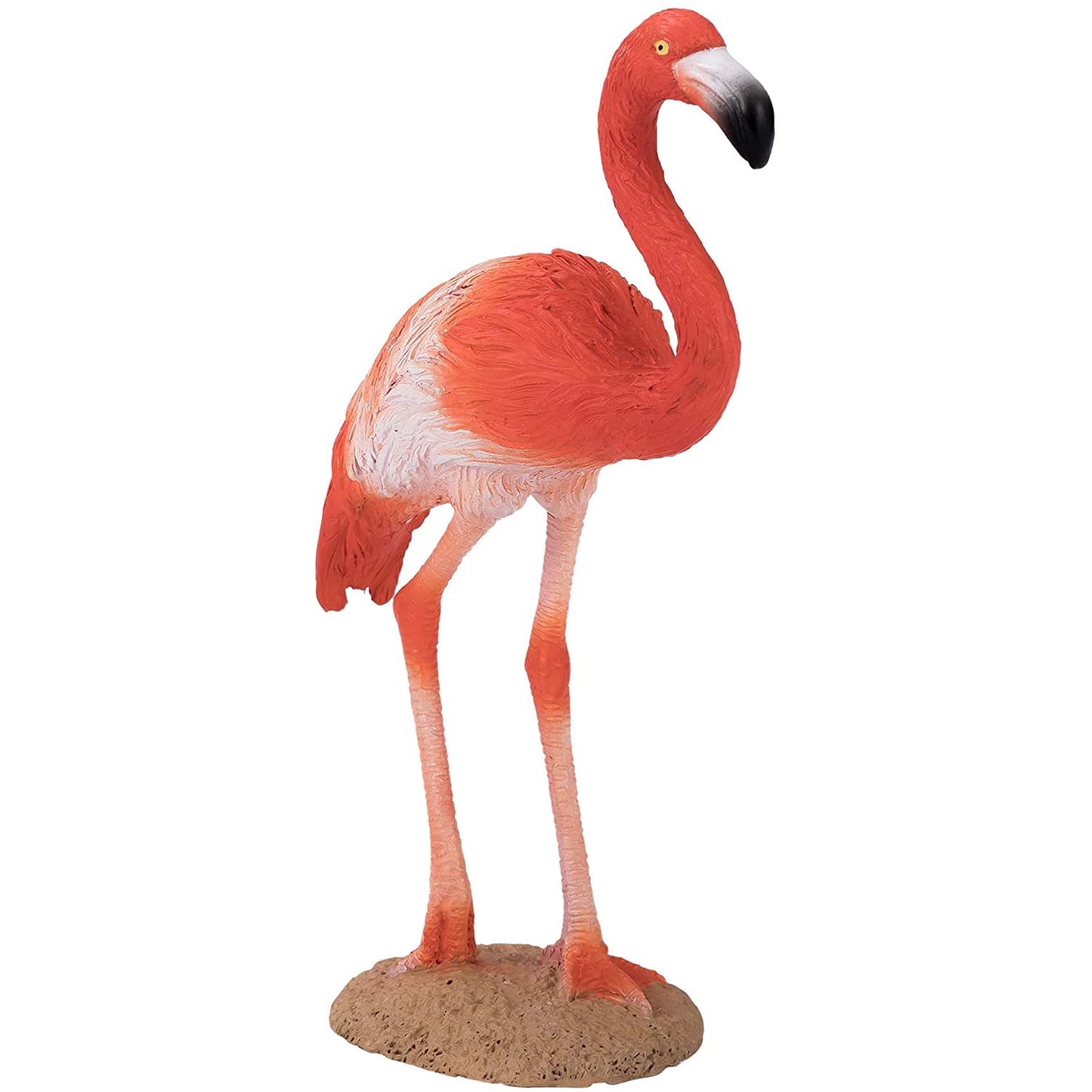 Hand-Painted Glossy American Flamingo Animal Figure Toy