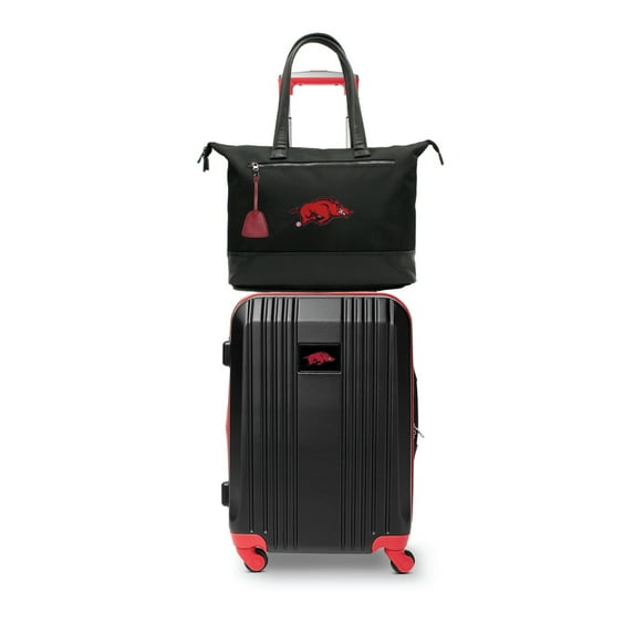 MOJO Arkansas Razorbacks Premium Laptop Tote Bag and Luggage Set